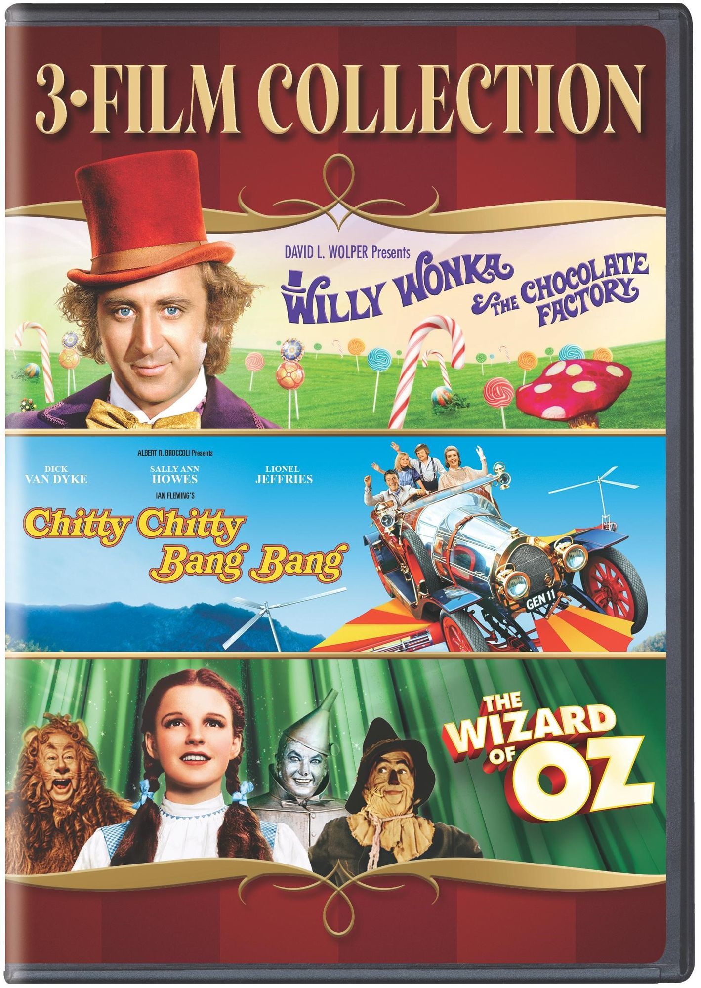 Willy Wonka & the Chocolate Factory/Chitty Chitty Bang Bang/The Wizard of Oz