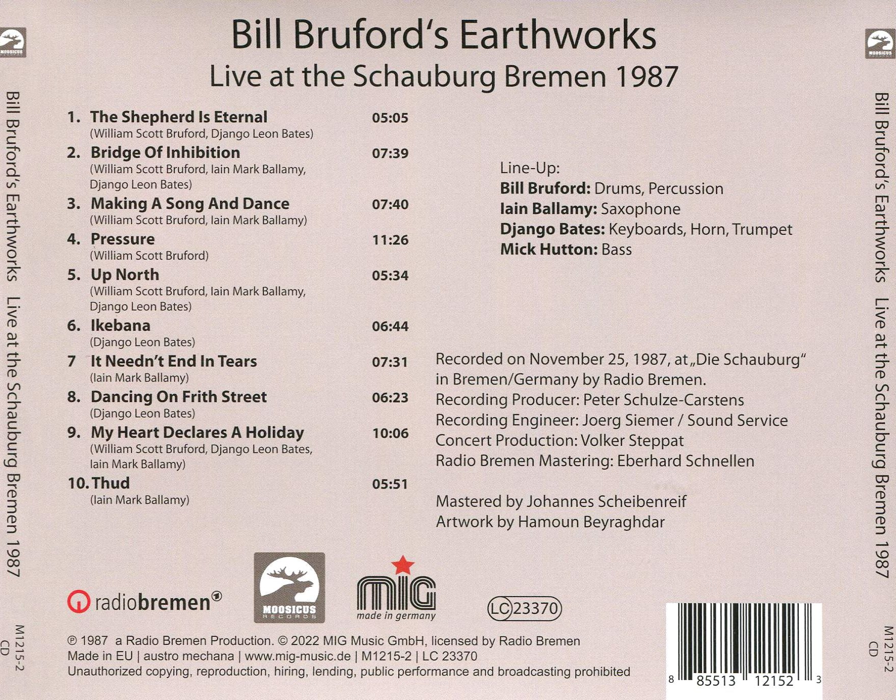 Live at the Schauburg, Bremen 1987