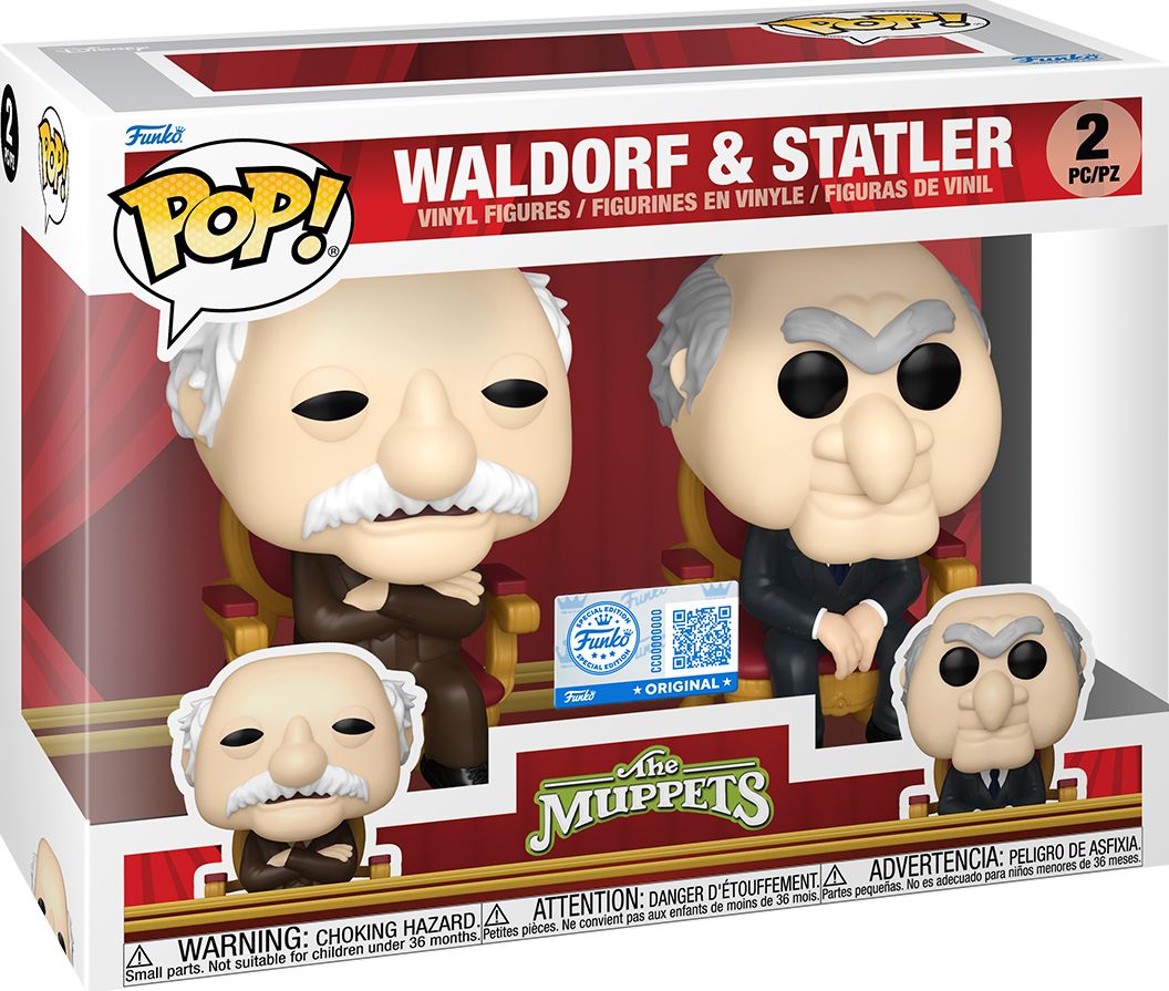 Funko POP! TV: The Muppets, Waldorf and Statler 2 pack s