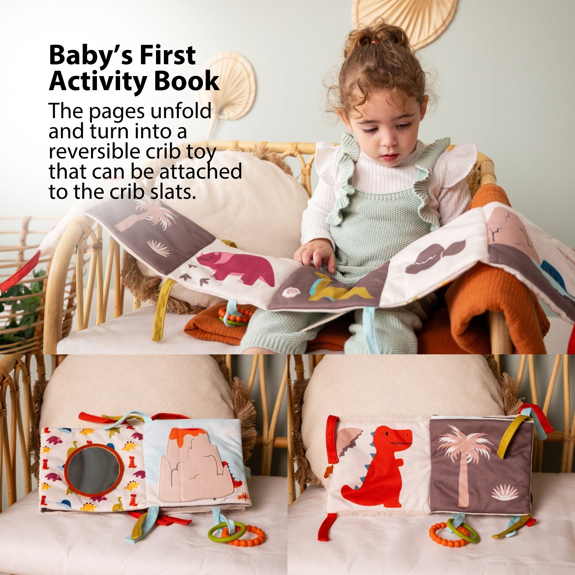Soft Activity Book 2-in-1 - Dino