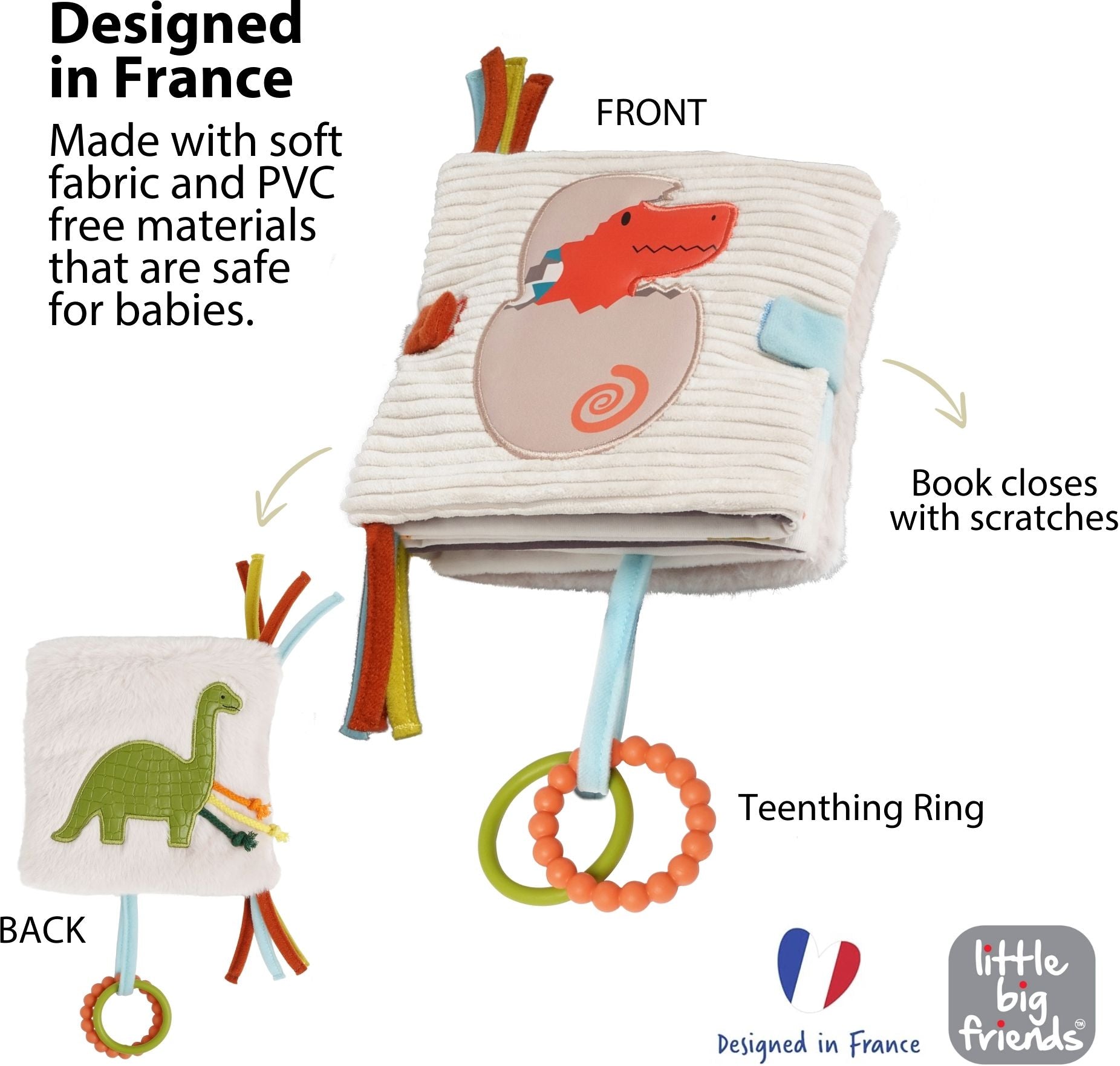 Soft Activity Book 2-in-1 - Dino