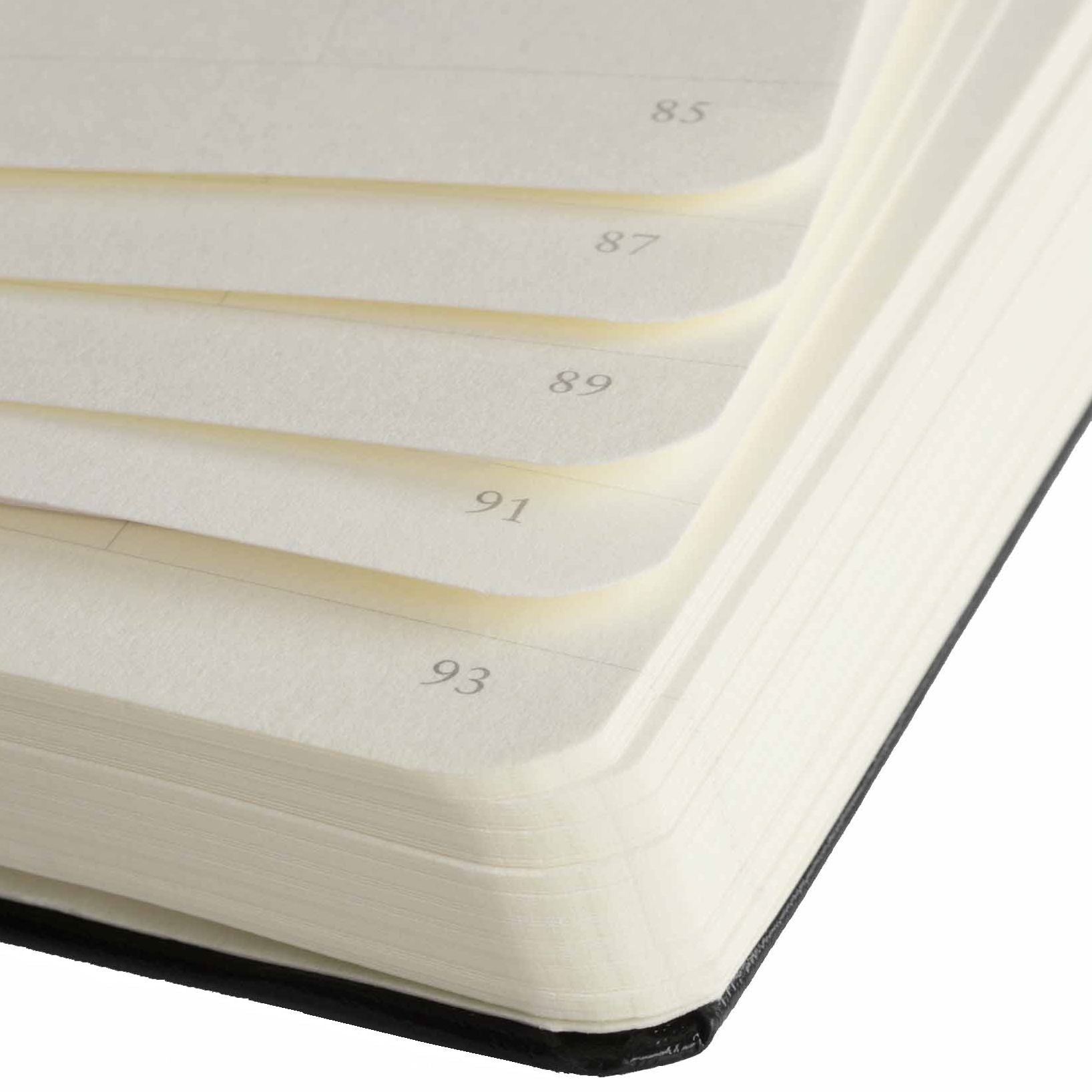 Leuchtturm Black Unlined Softcover Paperback Notebook