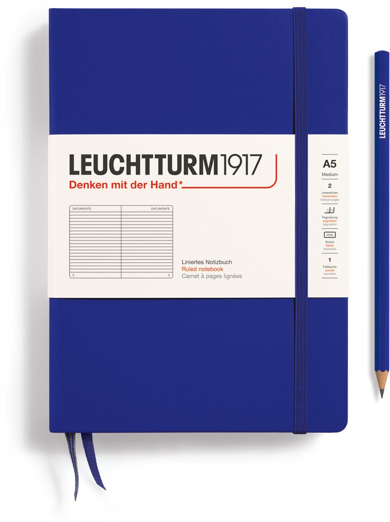 Ink, Medium (A5) Notebook, 251 p., ruled