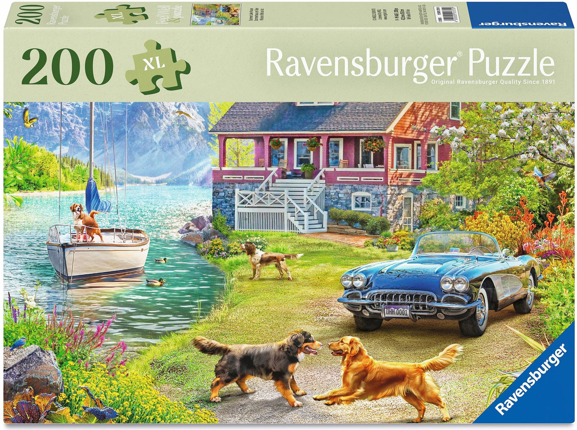 Summer Lake House XL 200 pc puzzle