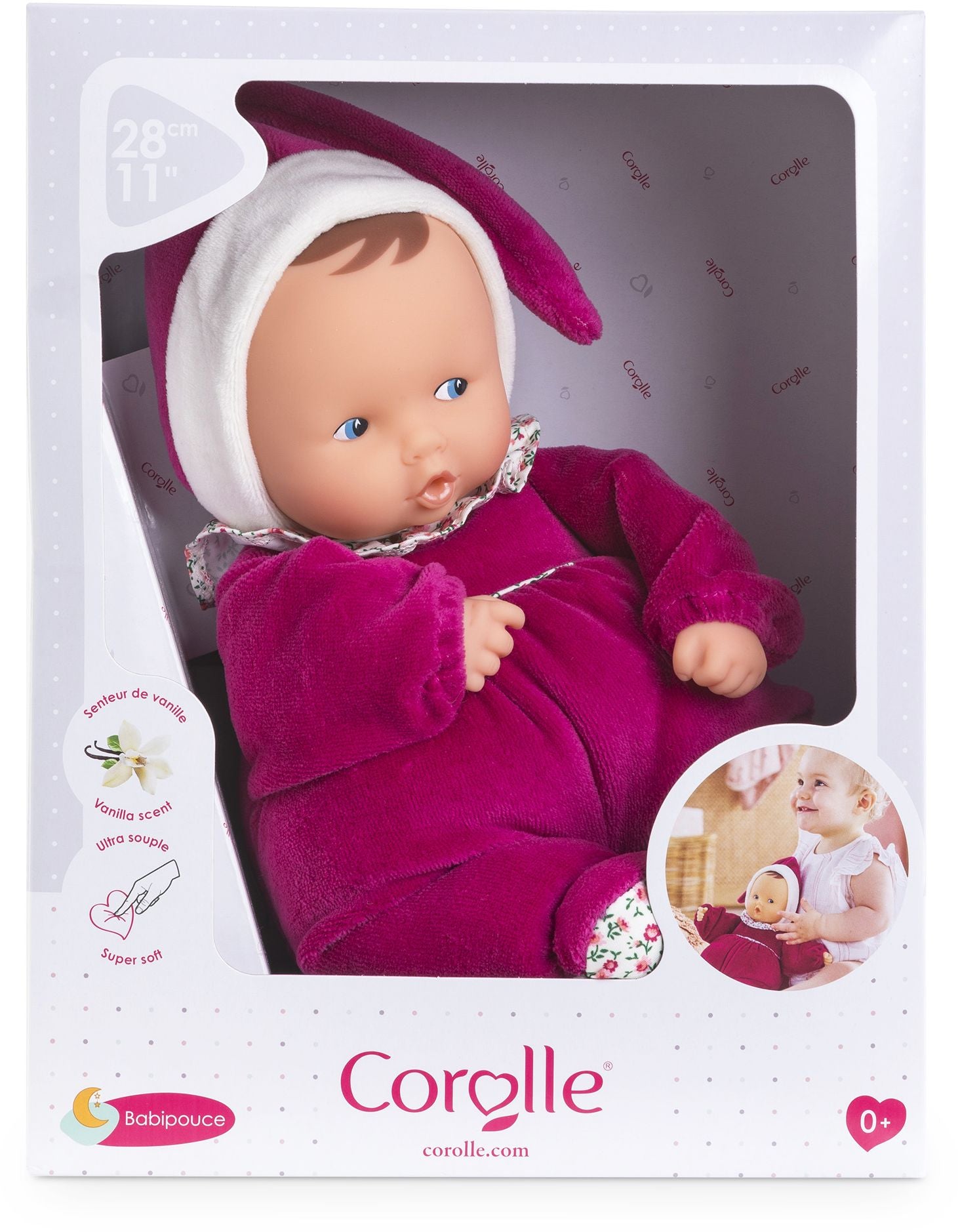 Babipouce Pink Grenadine 11"