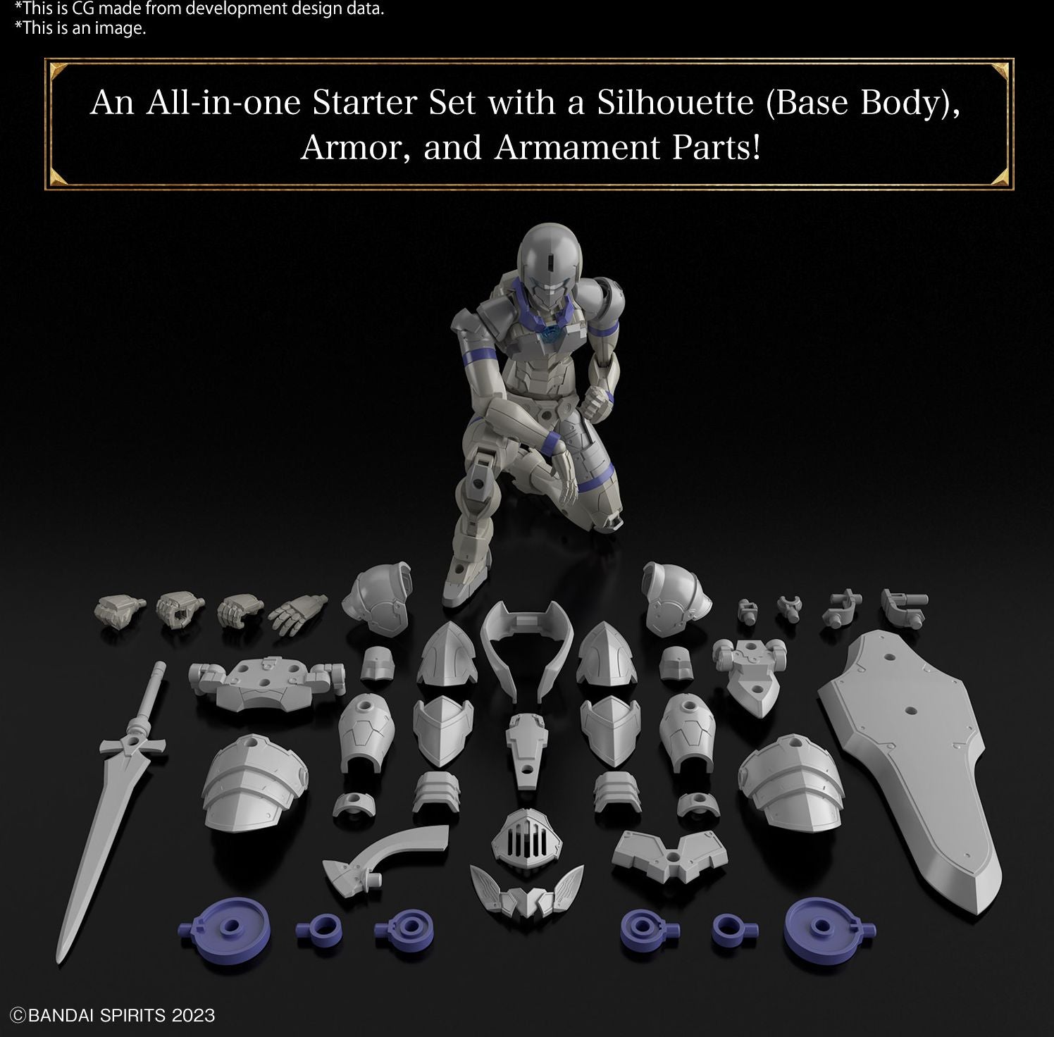 #01 Liber Knight, Bandai Hobby 30 MF