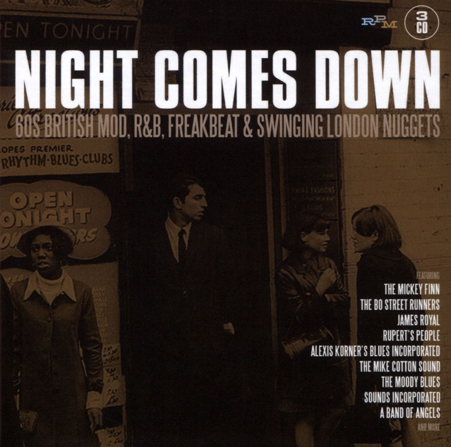 Night Comes Down: 60 British Mod, R&B, Freakbeat, and Swinging London Nuggets