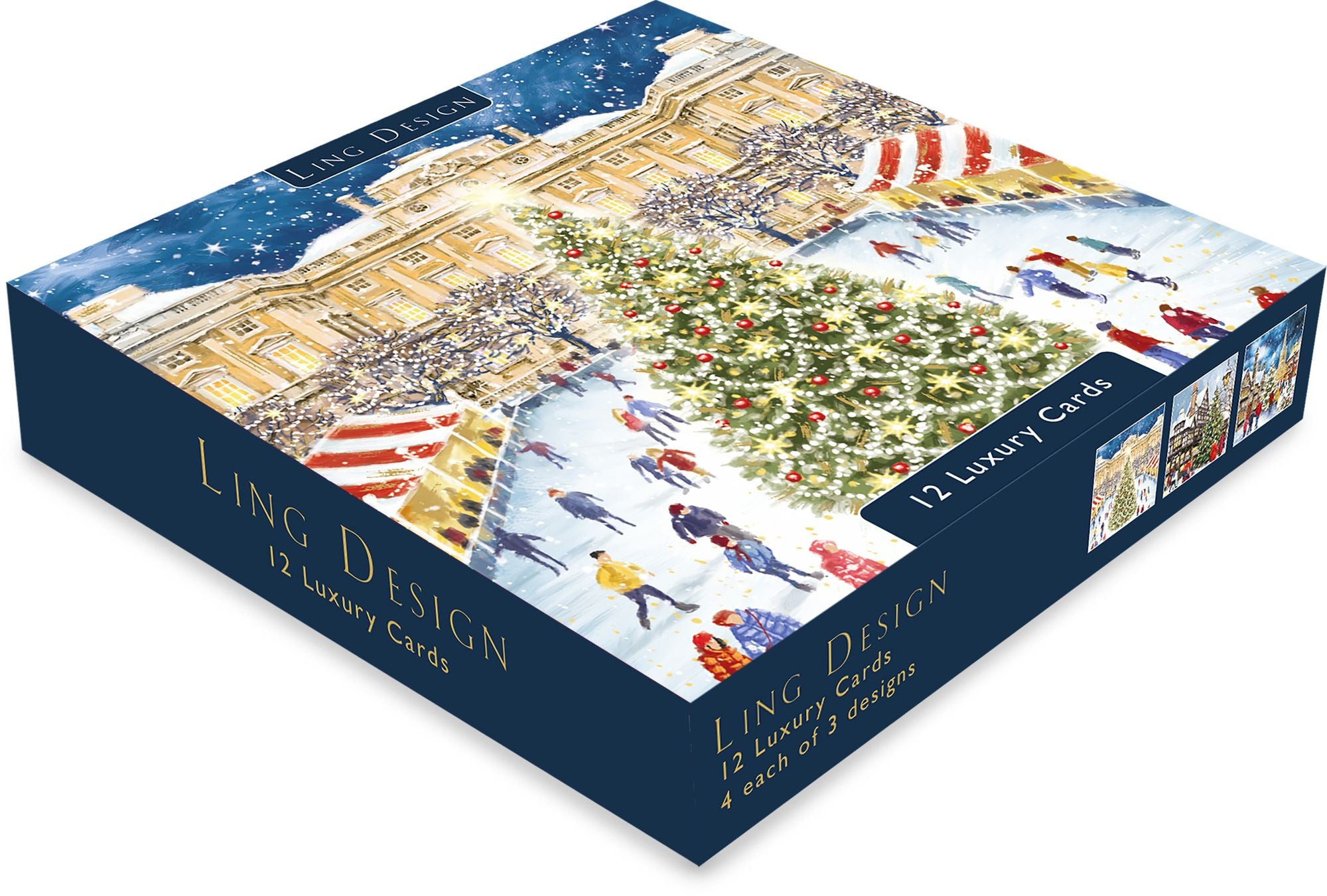 Winter Scenes 12 Deluxe Boxed Cards