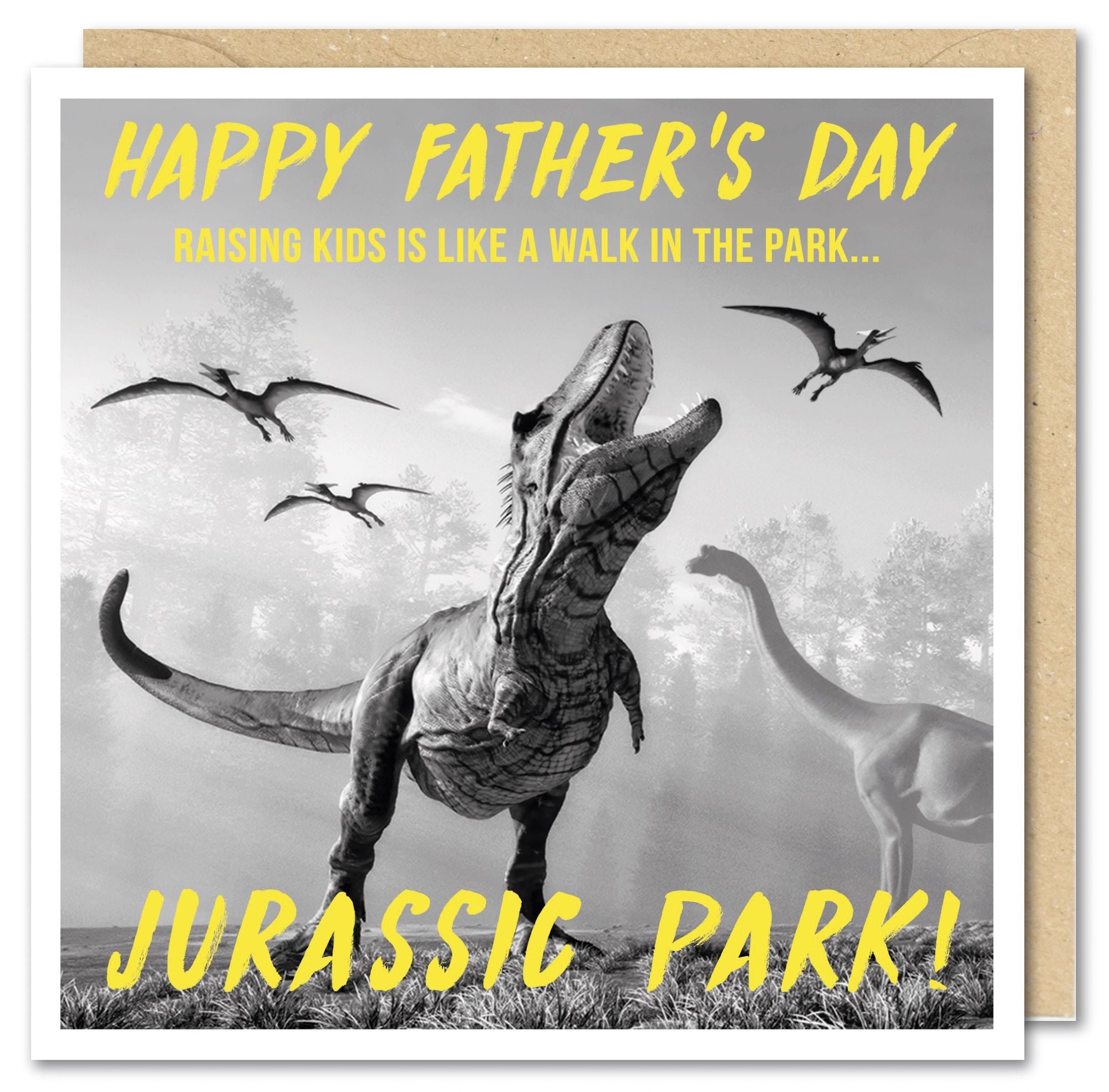 Walk In The Park Father's Day Card