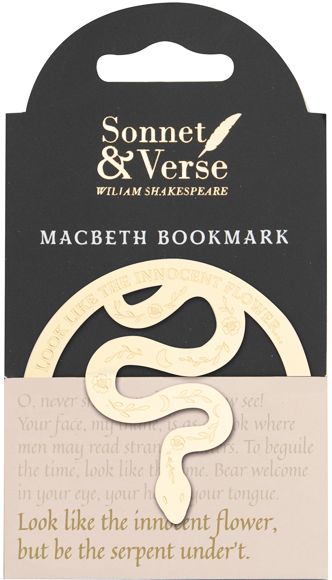 Macbeth Metal Bookmark