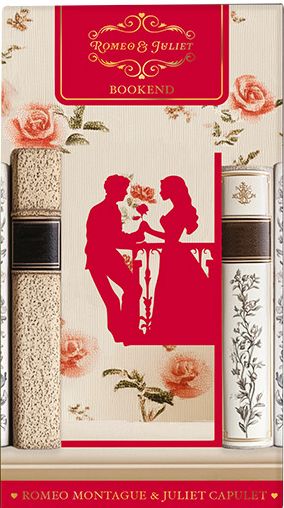 Romeo and Juliet Metal Bookend