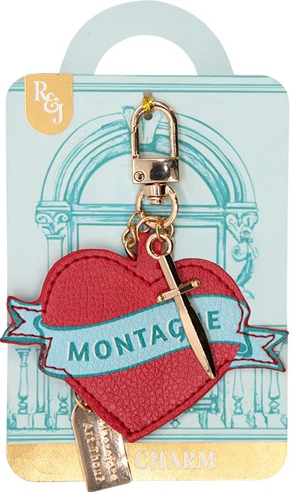 Romeo and Juliet Charm Key Chain
