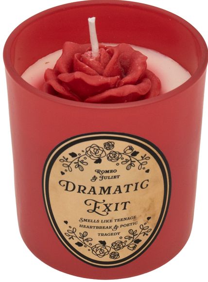 Romeo and Juliet Rose Moulded Candle