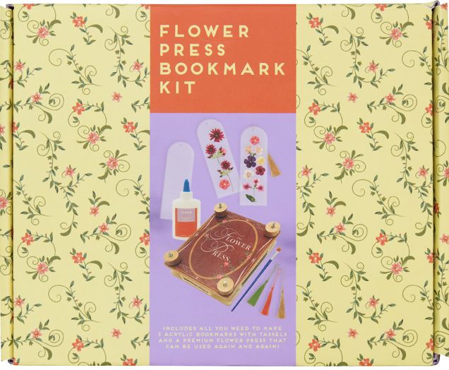Press Your Own Flower Bookmark Kit