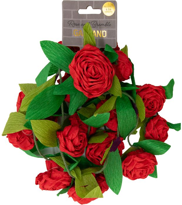 Sleeping Beauty Rose Garland