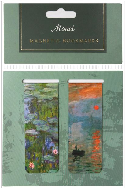 Magnetic Bookmarks - Set of 2 - Monet