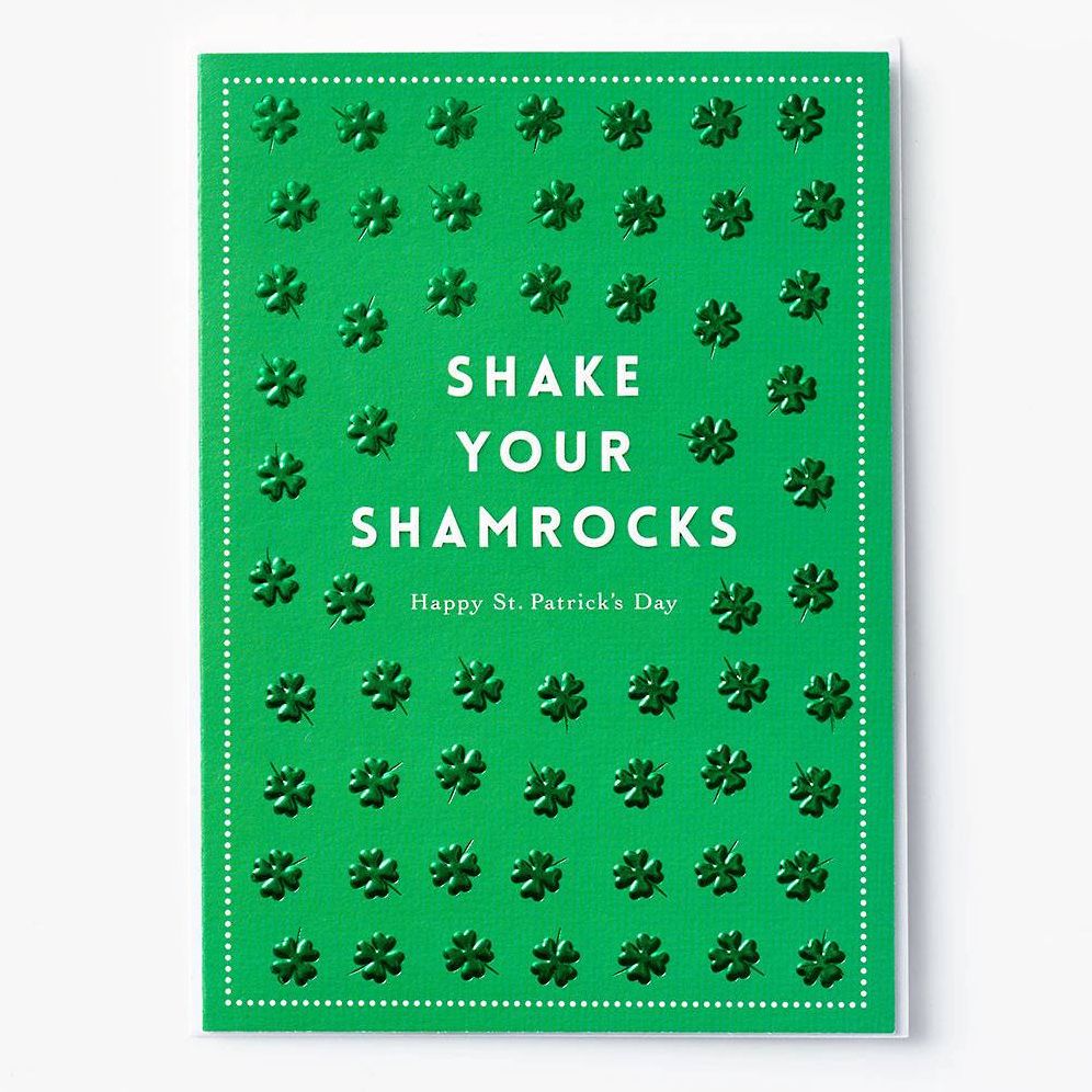 Shake Your Shamrock St. Patrick's Day Card
