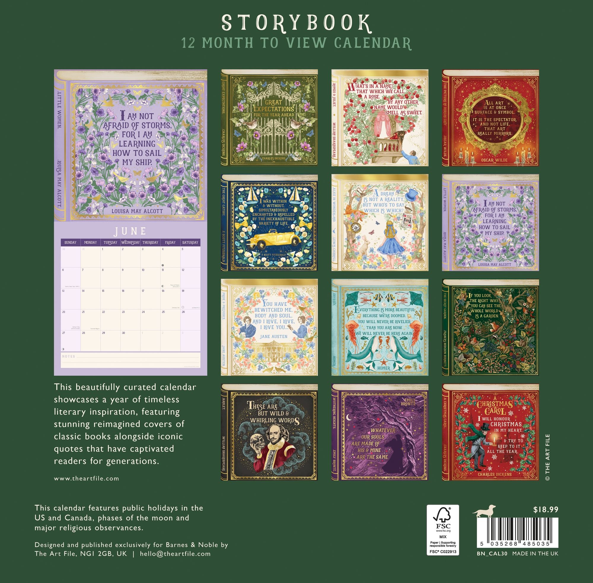 2027 Storybook Wall Calendar