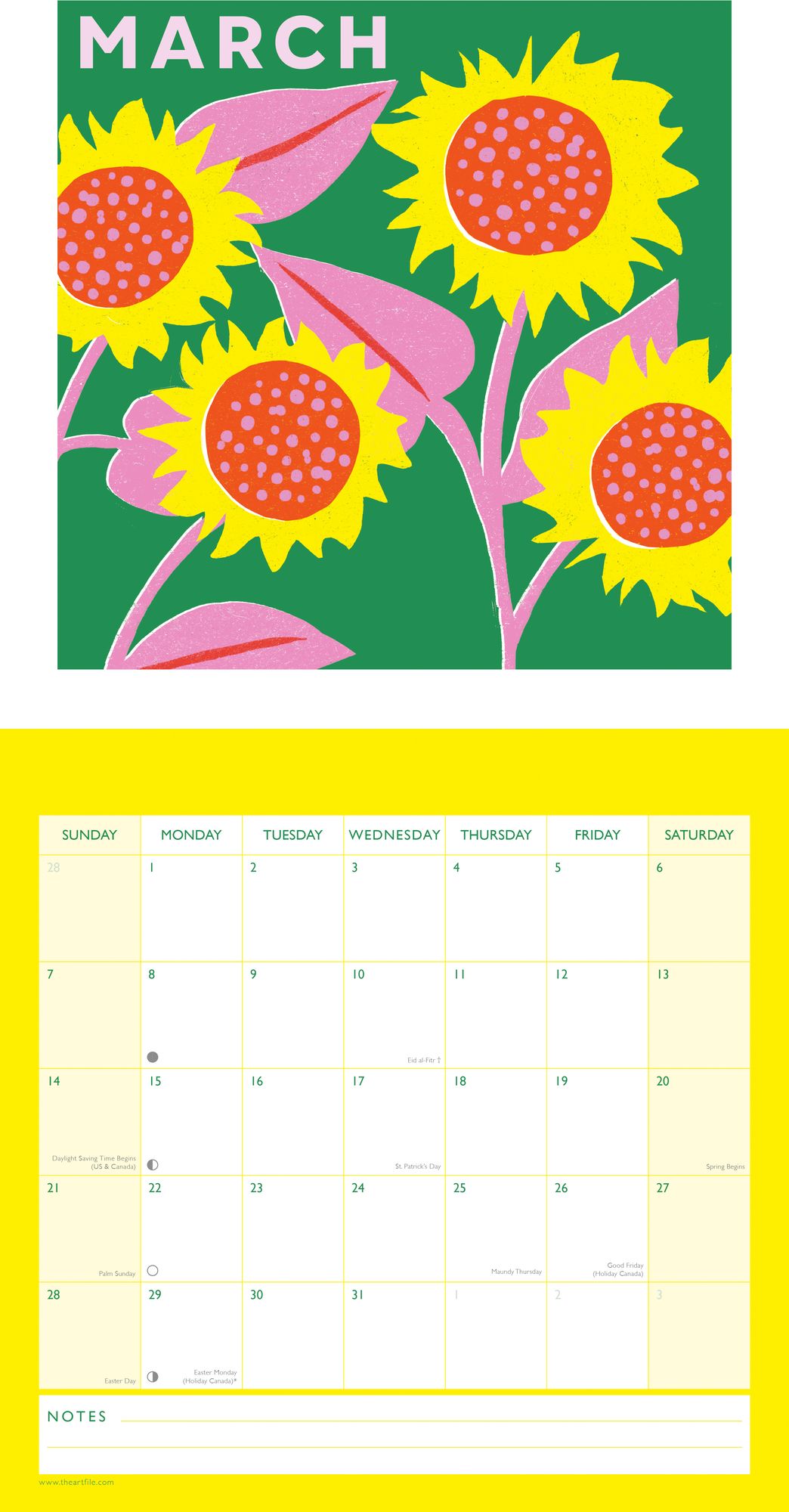 2027 Planted Wall Calendar