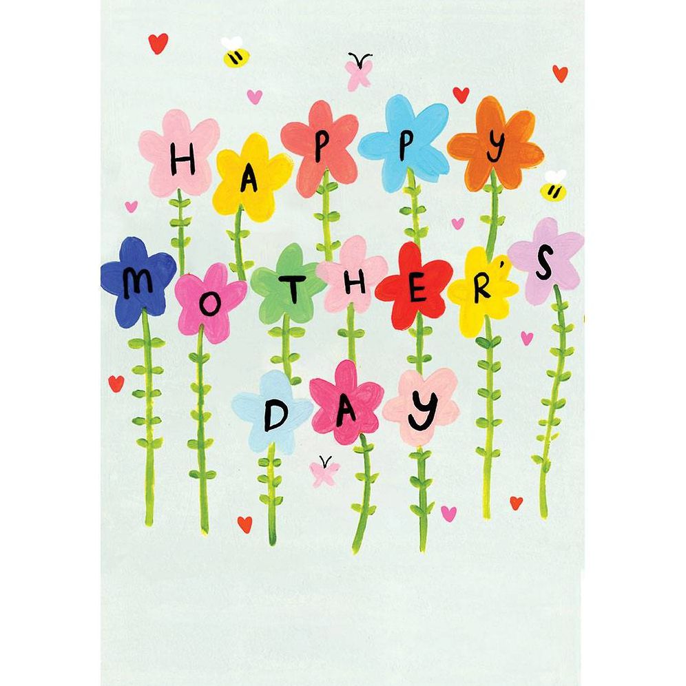 Flower Garden Mother's Day Card