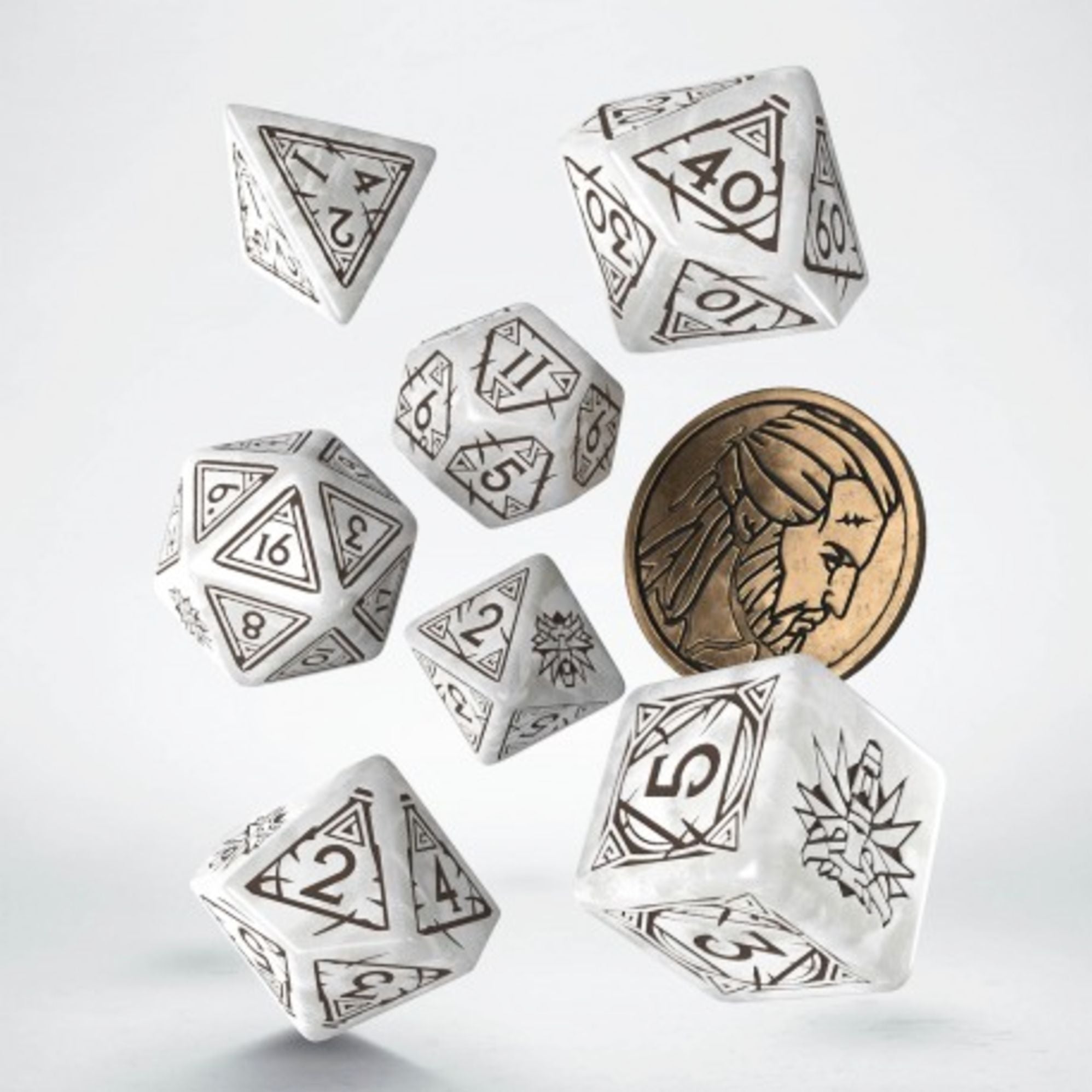 Witcher Dice Geralt The White Wolf by Q-Workshop
