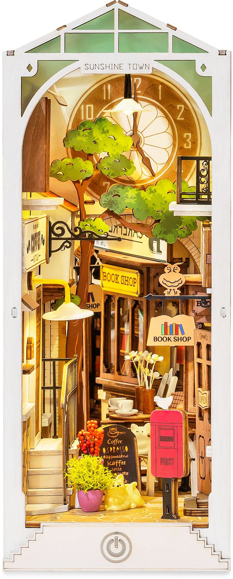 DIY Book Nook Sunshine Town