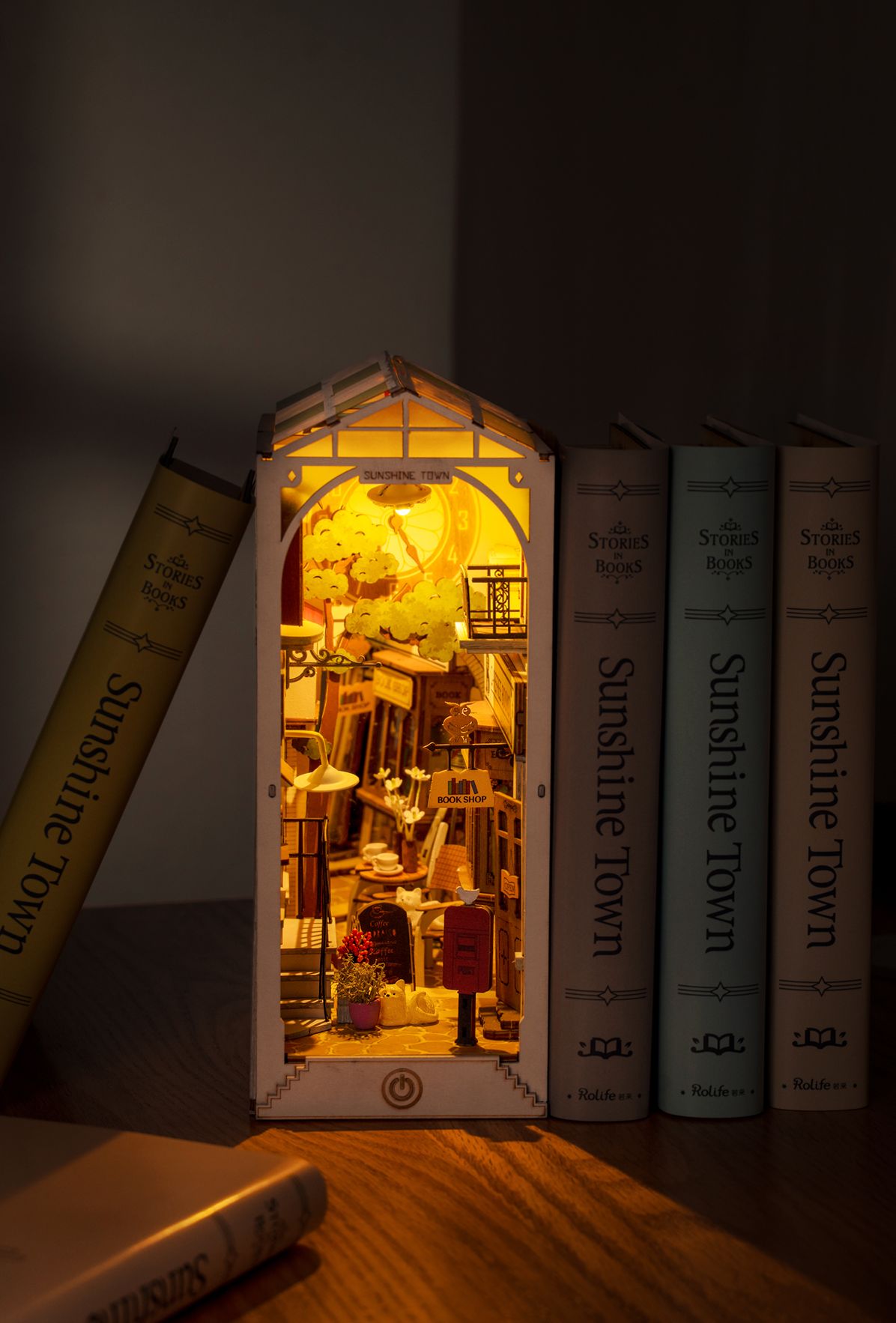 DIY Book Nook Sunshine Town