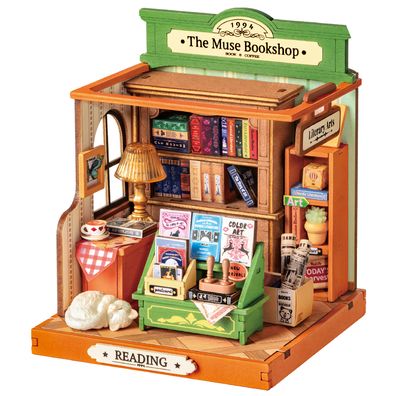 DIY Miniature House Muse Bookshop