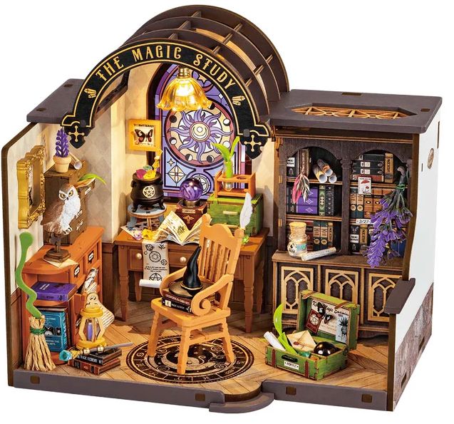 DIY Miniature House Magic Study