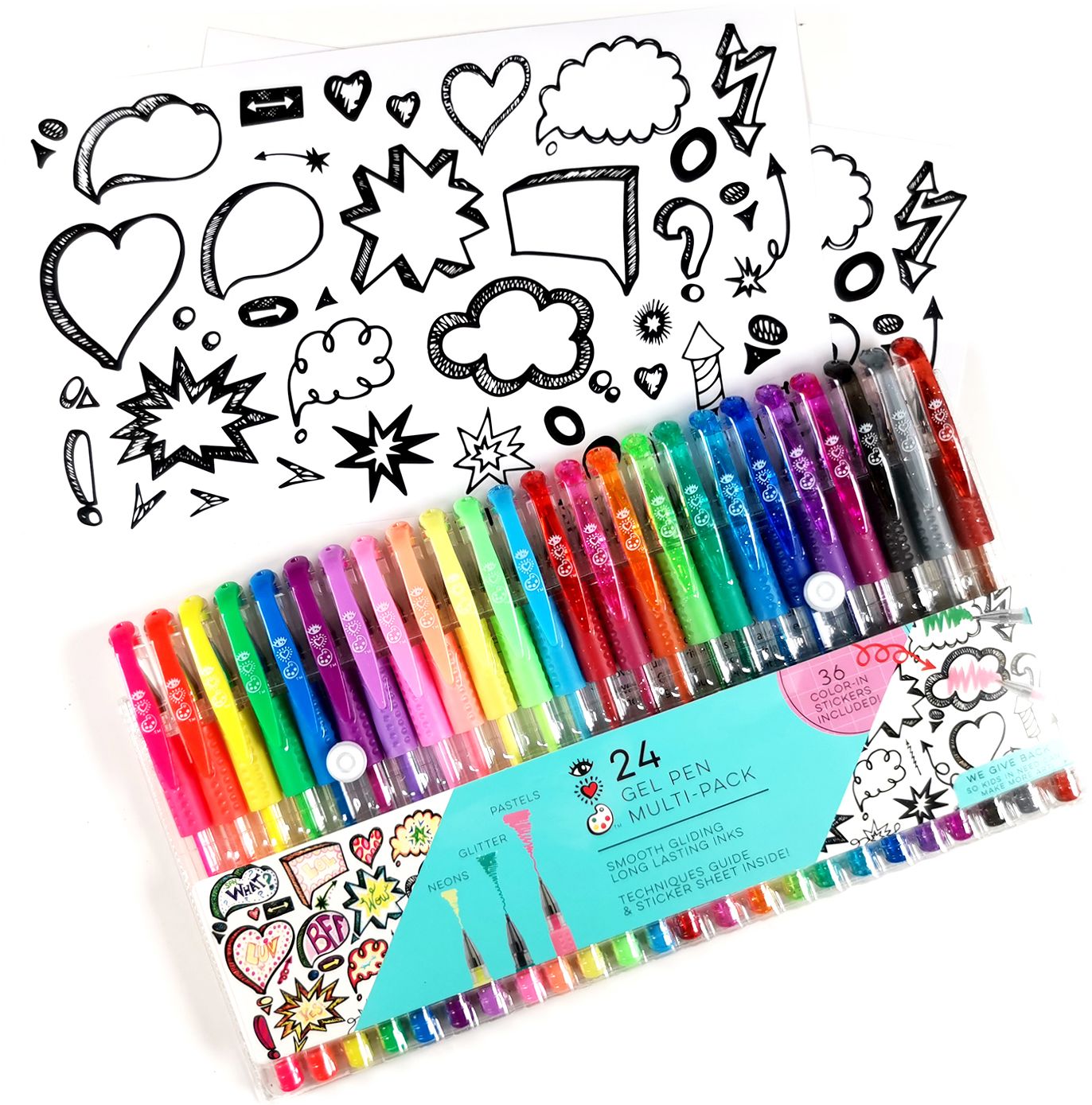 24 Gel Pen Multi -Pack