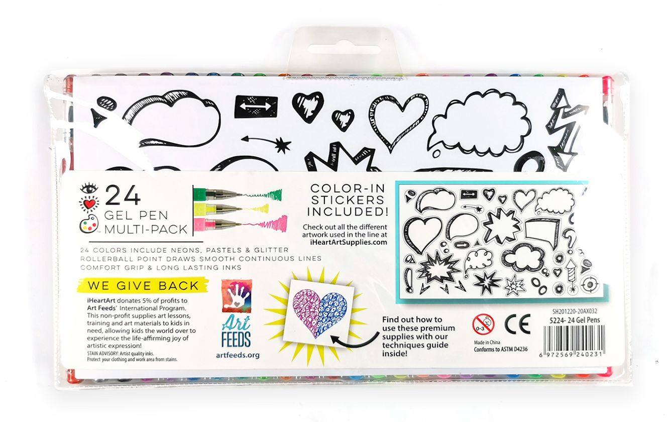 24 Gel Pen Multi -Pack