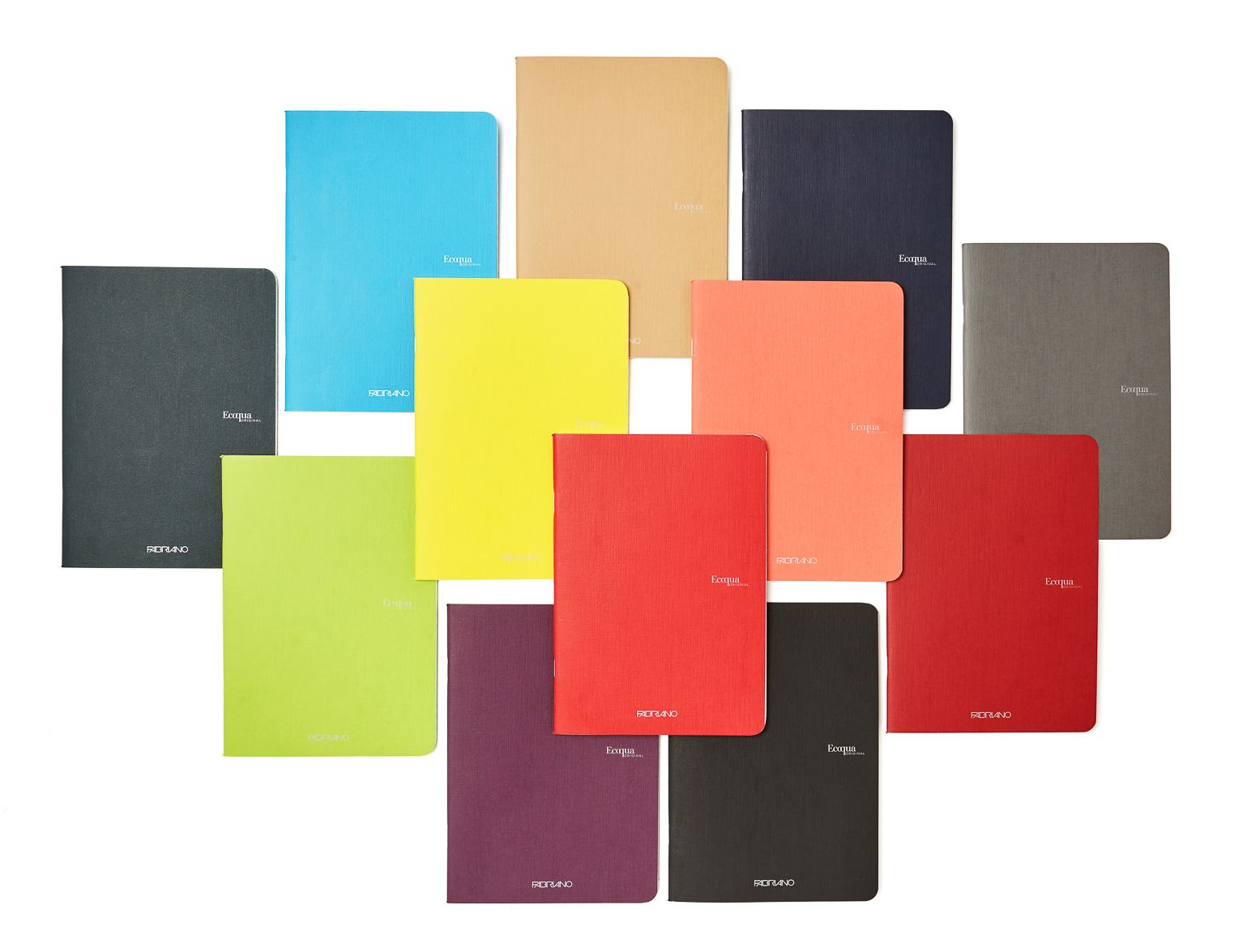 Ecoqua Original Notebook, A4, Staple-Bound, Dotted, Lime