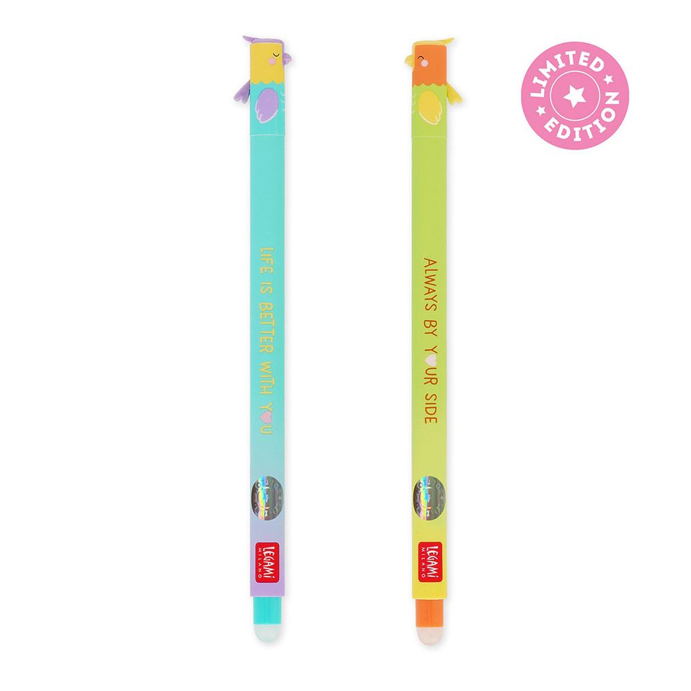 Set of 2 Erasable Legami Valentines Pens