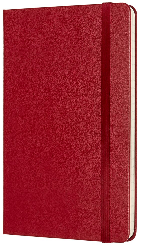 Moleskine Classic Notebook, Medium, Ruled, Scarlet Red, Hard Cover (4.5 x 7)