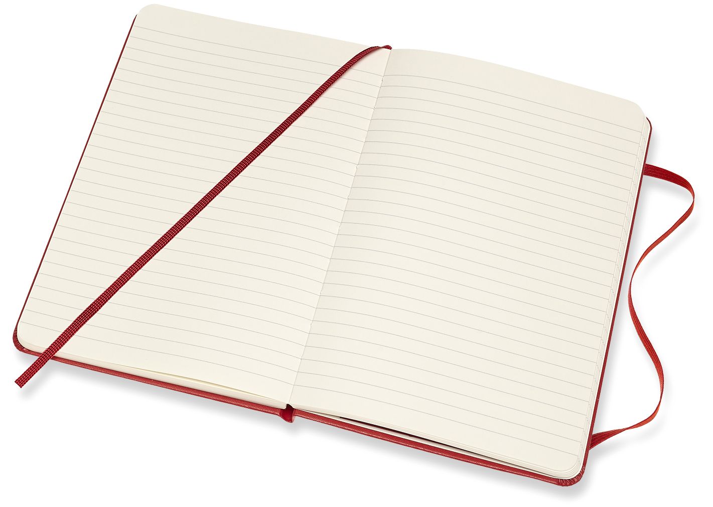 Moleskine Classic Notebook, Medium, Ruled, Scarlet Red, Hard Cover (4.5 x 7)