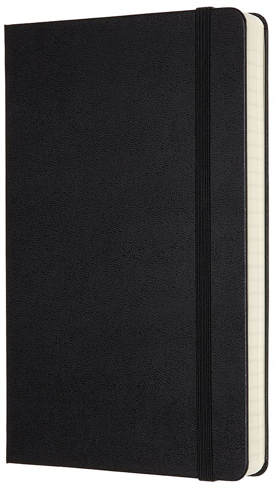 Moleskine Notebook, Expanded Large, Ruled, Black, Hard Cover (5 x 8.25)