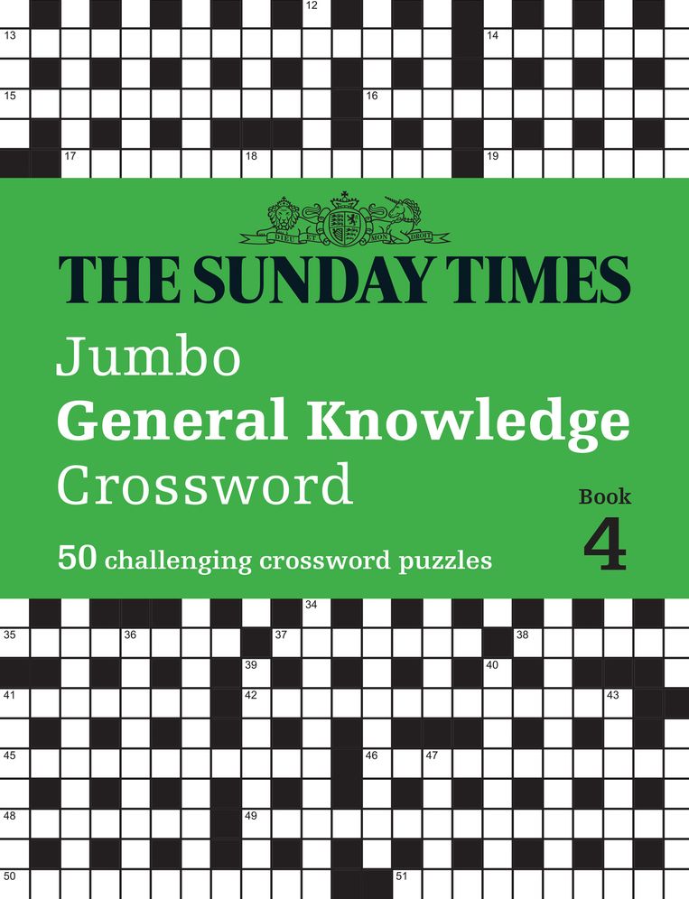 The Sunday Times Jumbo General Knowledge Crossword Book 4: 50 challenging crossword puzzles