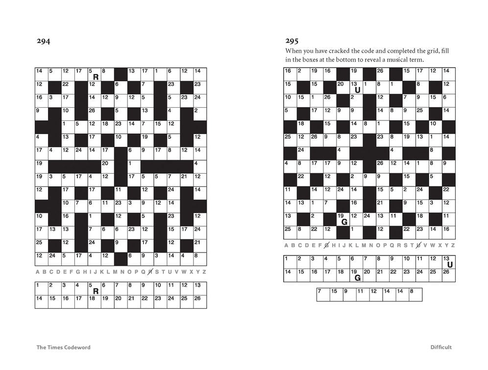 The Times Bumper Book of Codewords Book 1: 300 compelling and addictive codewords