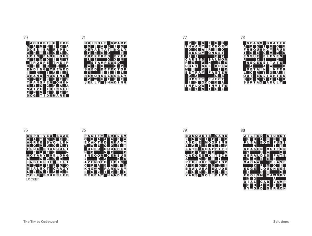 The Times Bumper Book of Codewords Book 1: 300 compelling and addictive codewords
