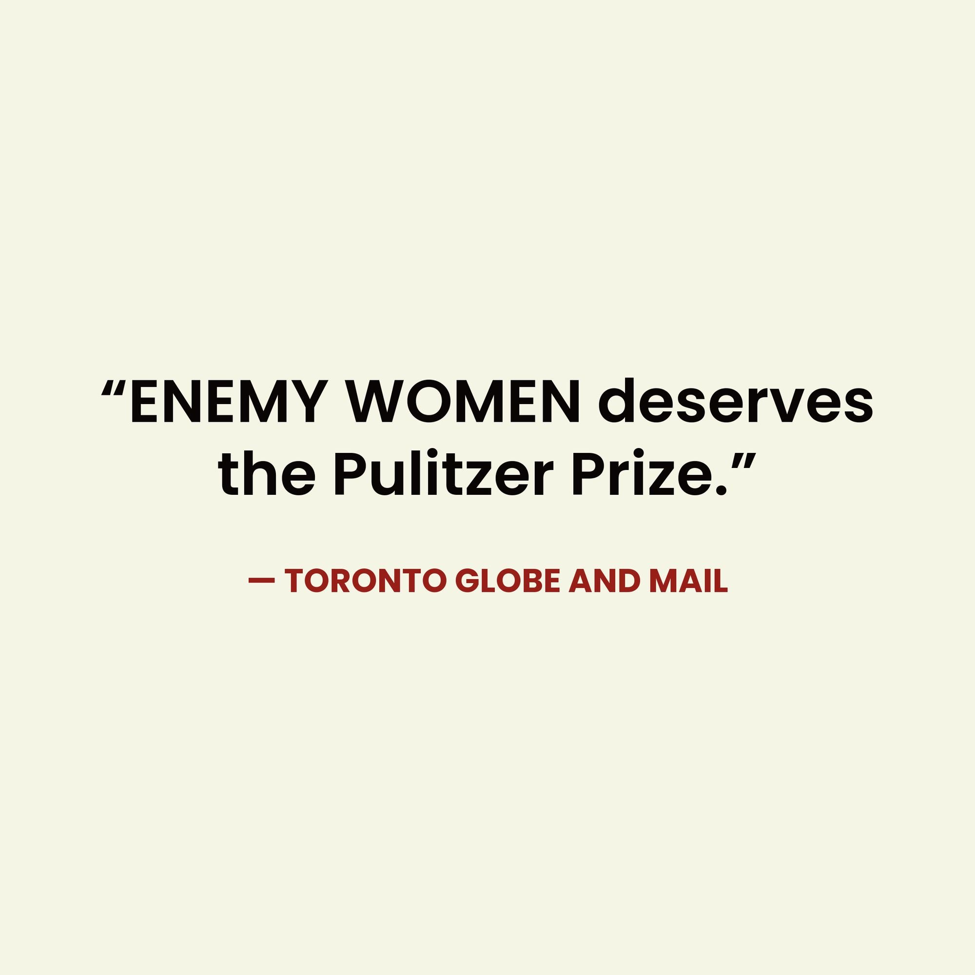 Enemy Women: A Novel