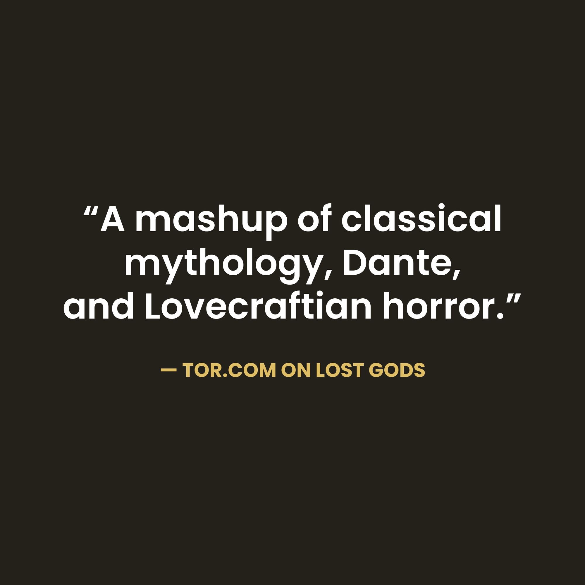Lost Gods: A Novel