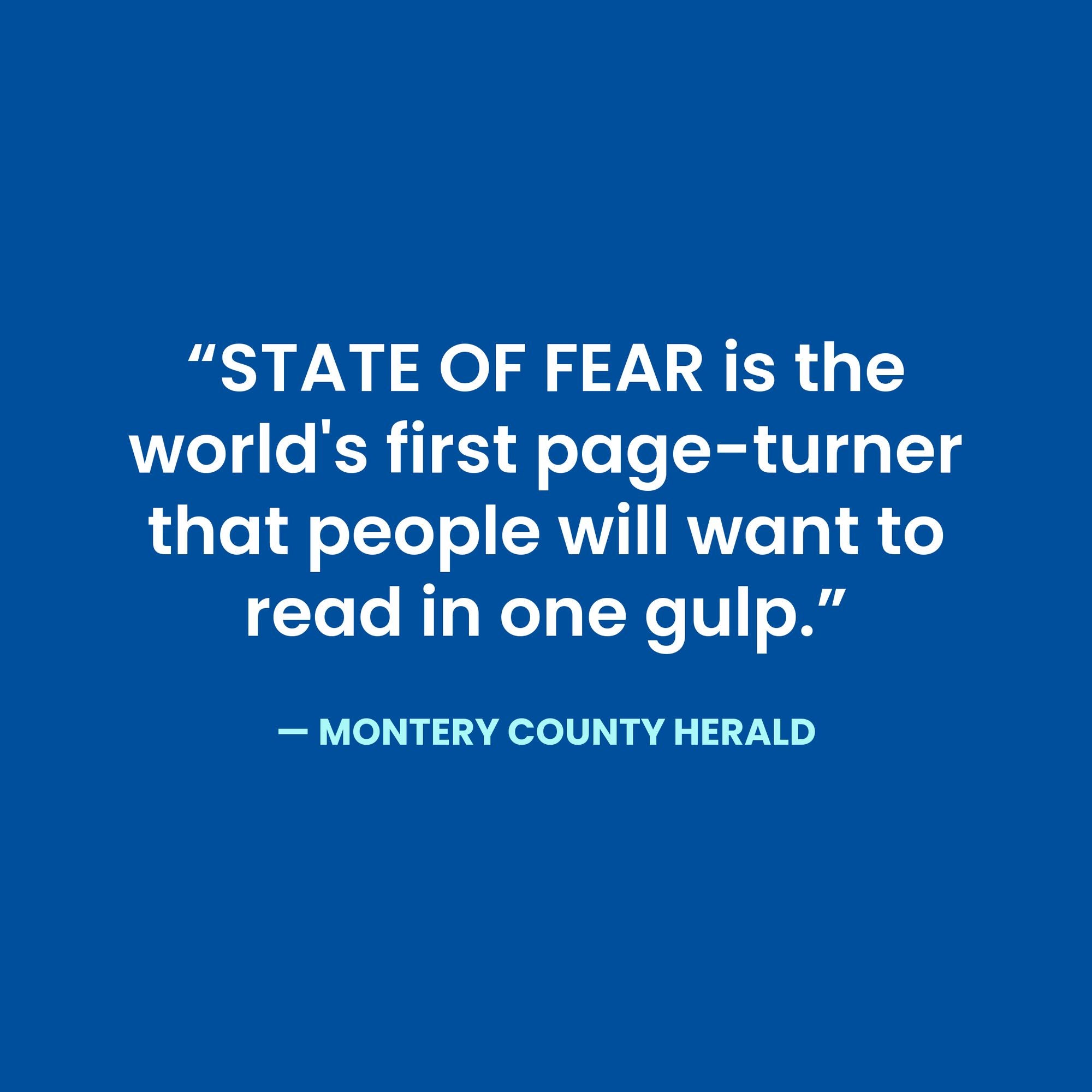 State of Fear: A Novel