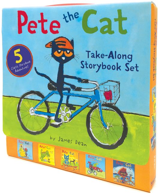 Pete the Cat Take-Along Storybook Set: A Box of 5 Books