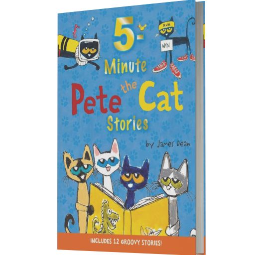 Pete the Cat: 5-Minute Pete the Cat Stories: 12 Groovy Stories in 1 Book
