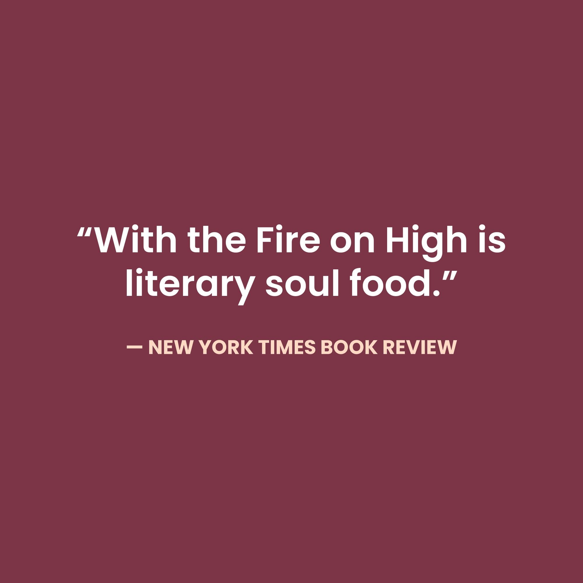 With the Fire on High