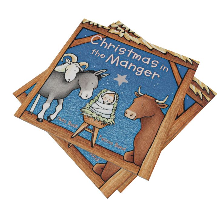Christmas in the Manger (Padded Board Book)