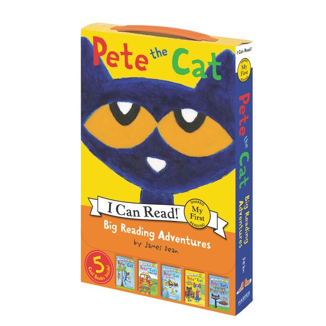 Pete the Cat: Big Reading Adventures: A Box of 5 Groovy Books
