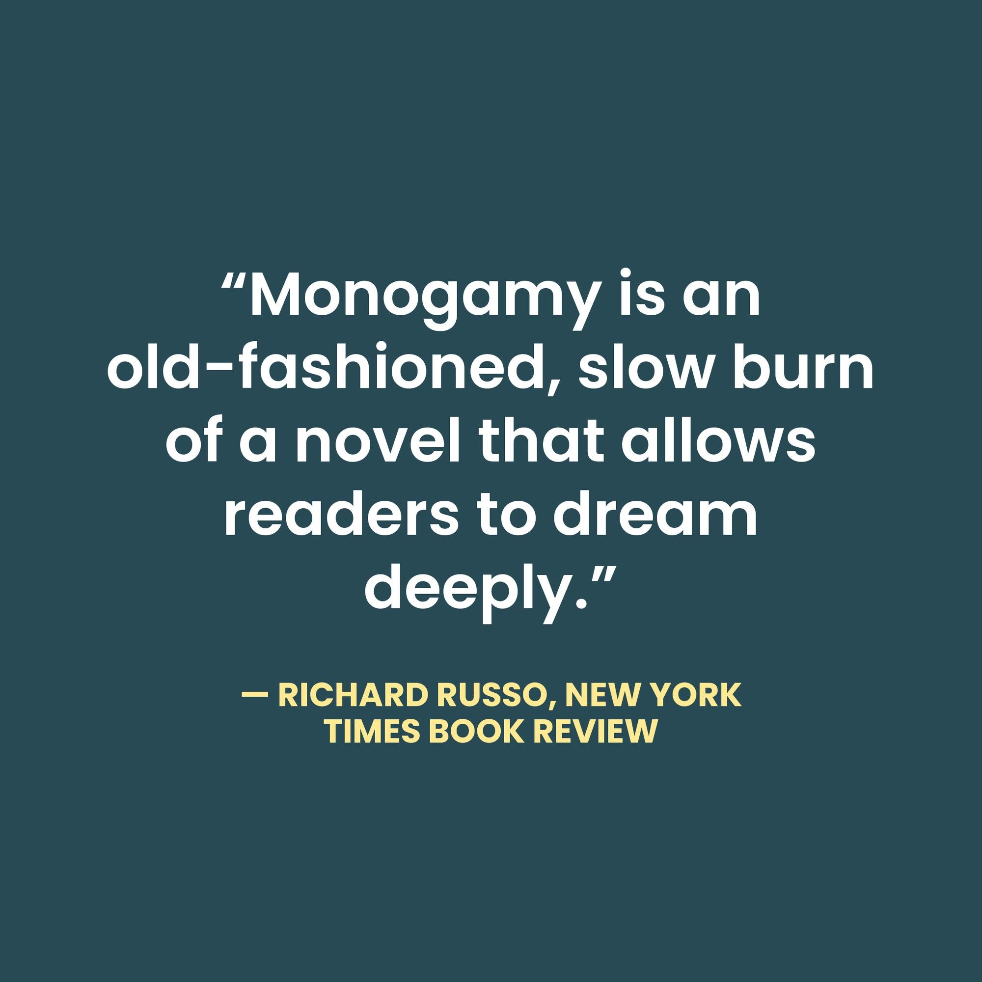 Monogamy: A Novel