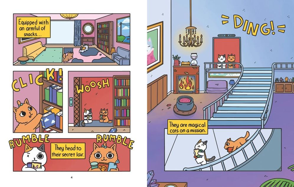 Cat & Cat Adventures: The Quest for Snacks: A Graphic Novel