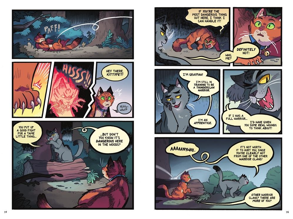 Warriors Graphic Novel: The Prophecies Begin, Part One of Three